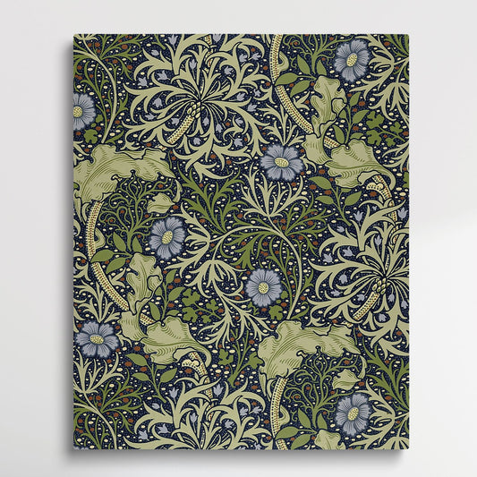 Flower Pattern - Paint by Numbers by William Morris