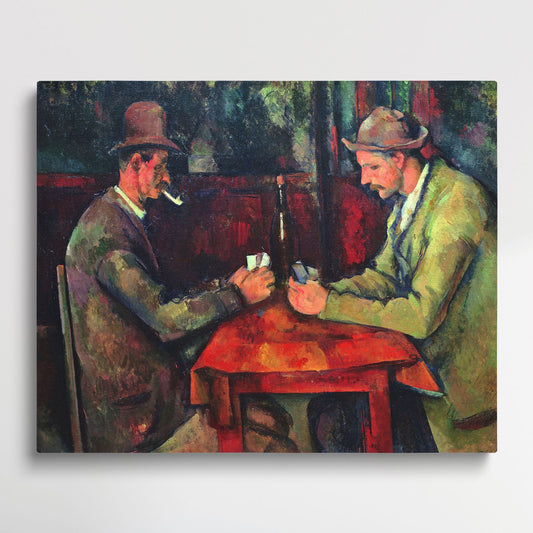 Card Players - Paint by Numbers by Paul Cezanne