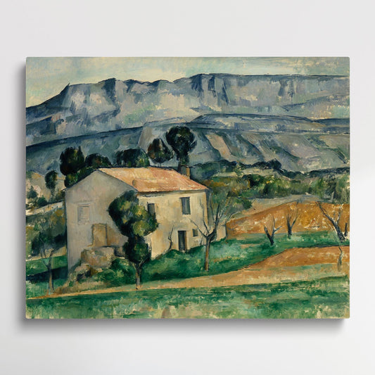 Houses in Provence, Near Gardanne - Paint by Numbers by Paul Cezanne