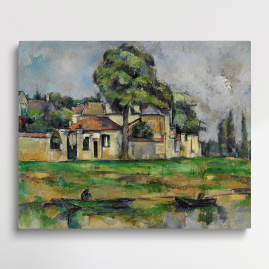 In the Oise Valley - Paint by Numbers by Paul Cezanne