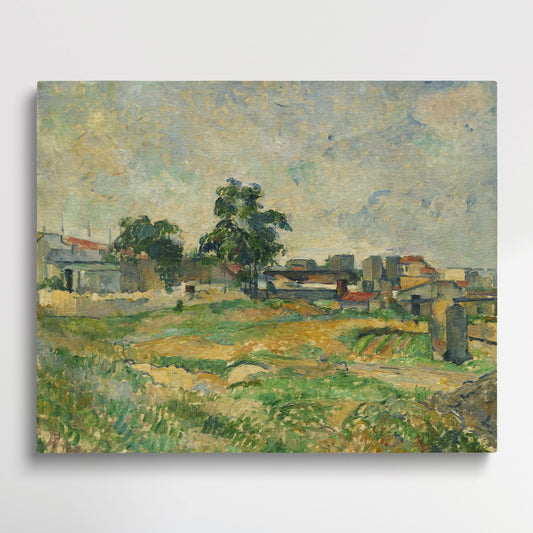 Landscape with Waterline - Paint by Numbers by Paul Cezanne