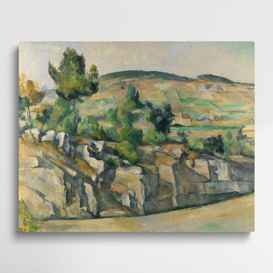 Mont Sainte Victoire - Paint by Numbers by Paul Cezanne