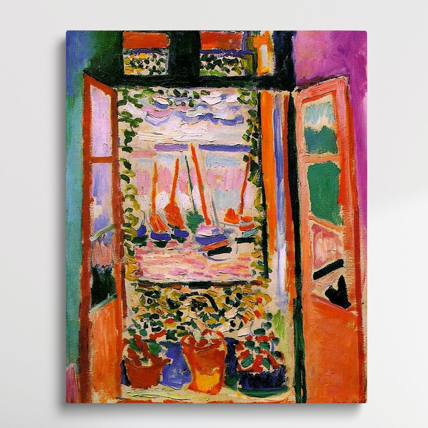 Open Window Collioure - Paint by Numbers by Henri Matisse