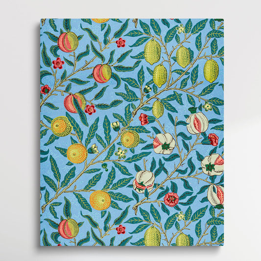 Flower Pattern - Paint by Numbers by William Morris