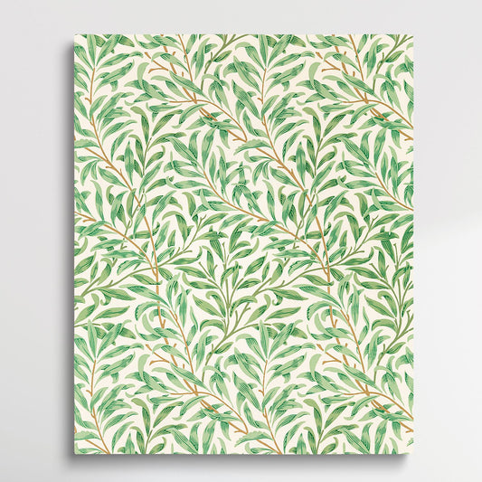 Flower Pattern - Paint by Numbers by William Morris