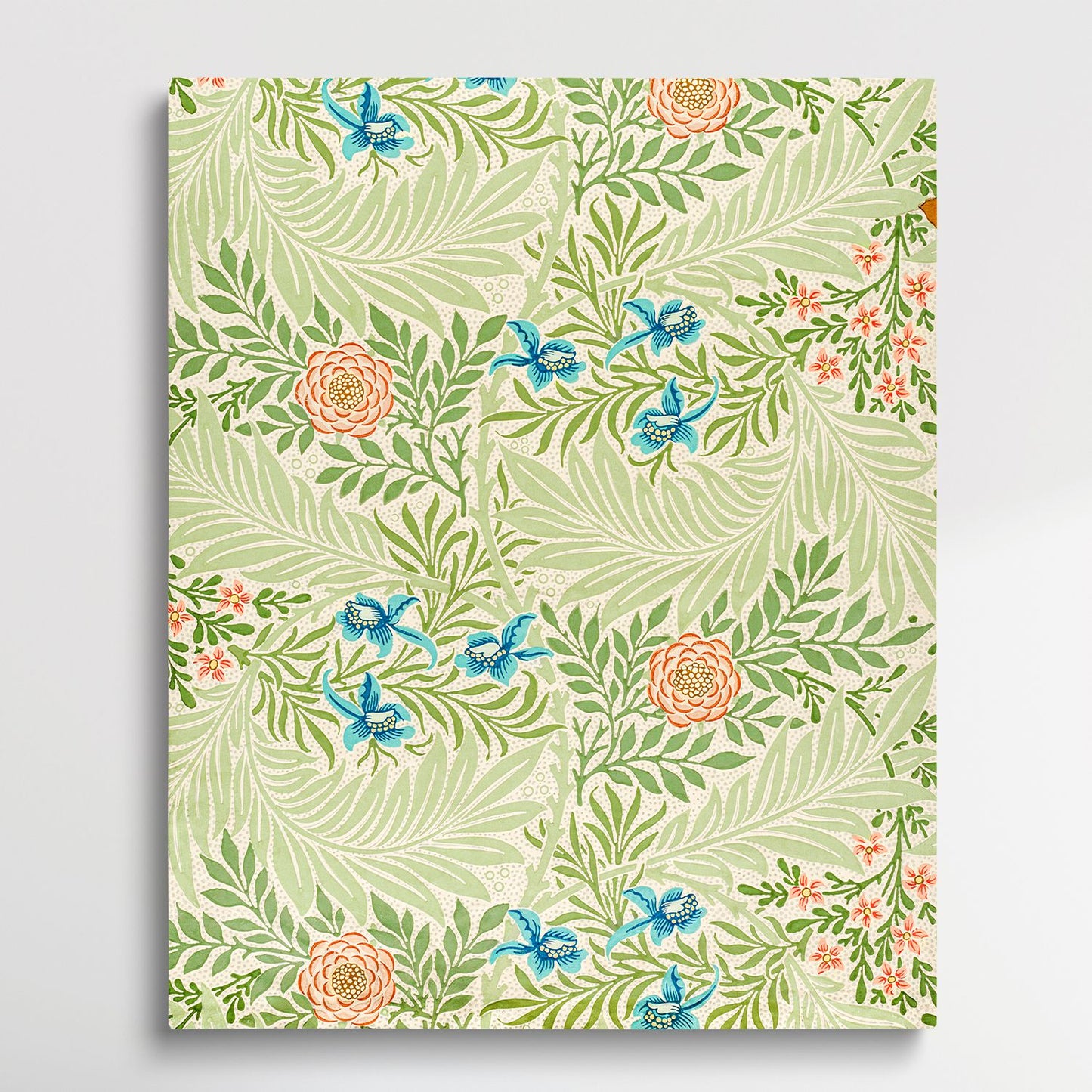 Flower Pattern - Paint by Numbers by William Morris