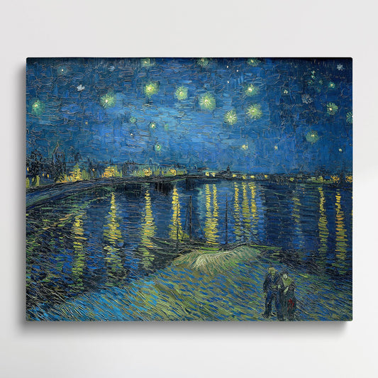 Starry Night over the Rhone - Paint by Numbers by Van Gogh