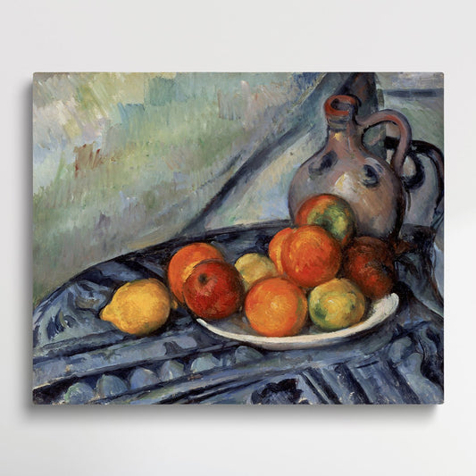 Still Life with Apples - Paint by Numbers by Paul Cezanne