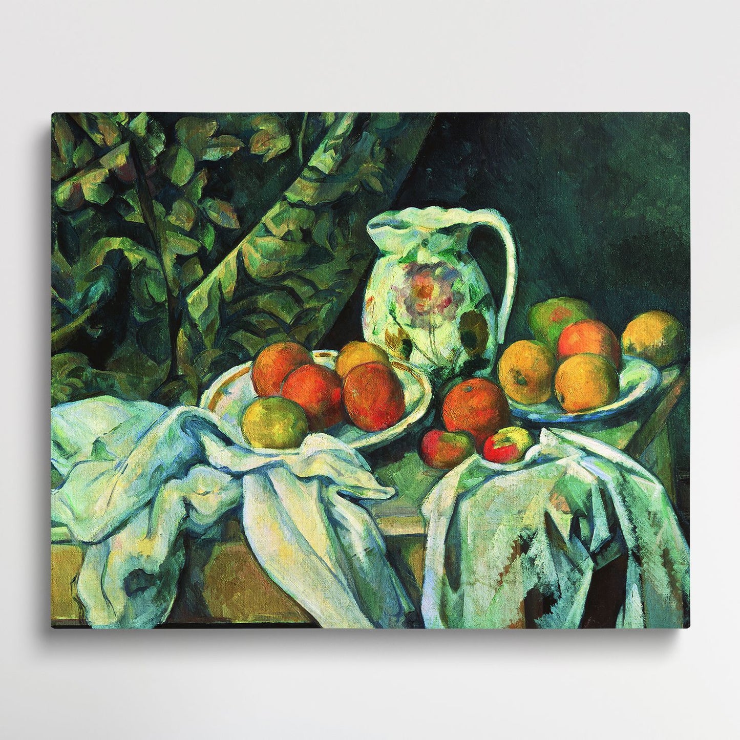 Still Life with Drapery - Paint by Numbers by Paul Cezanne