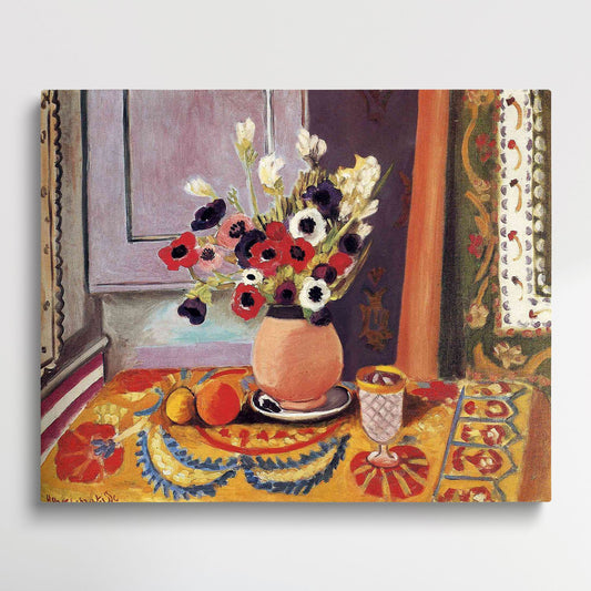 Still Life With Flowers - Paint by Numbers by Henri Matisse