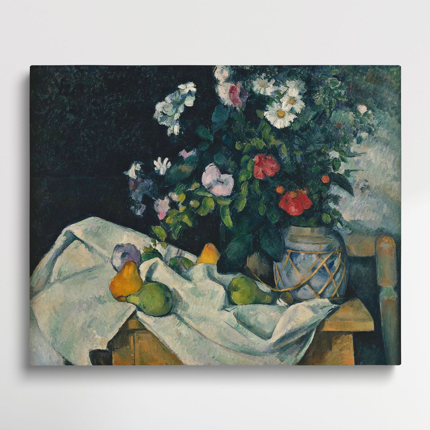 Still Life with Flowers - Paint by Numbers by Paul Cezanne