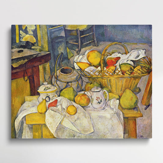 Still life with Fruits - Paint by Numbers by Paul Cezanne