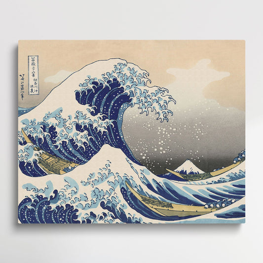 The Great Wave Off Kanagawa - Paint by Numbers by Ukiyo-e