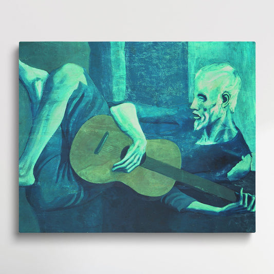 The Old Blind Guitarist - Paint by Numbers by Pablo Picasso