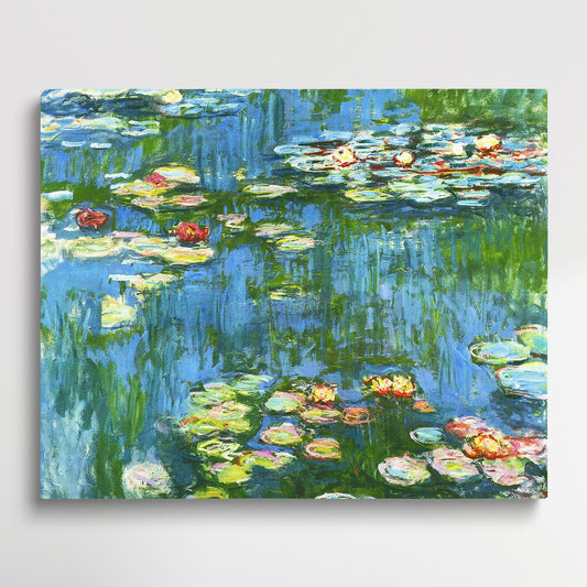 Water Lilies - V2 - Paint by Numbers by Claude Monet