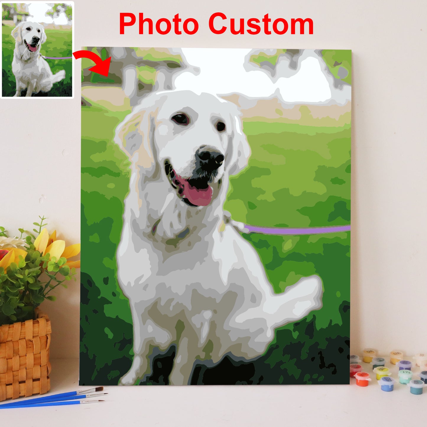 Custom Paint by Numbers | Personalized Paint by Numbers From Photo| Creat Your Own Paint by Numbers