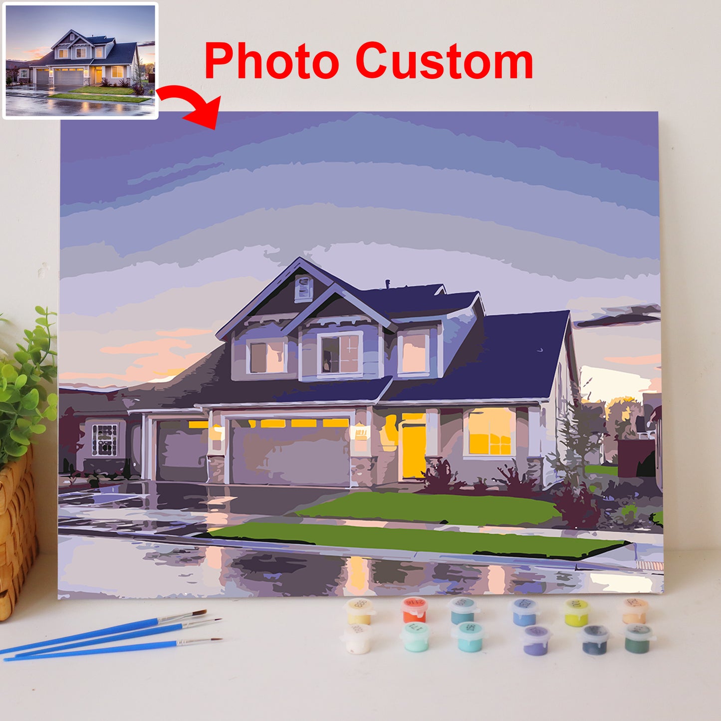 Custom Paint by Numbers | Personalized Paint by Numbers From Photo| Creat Your Own Paint by Numbers